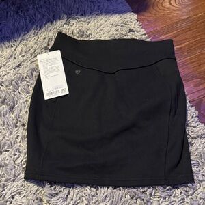 lululemon athletica Black Mini Skirt